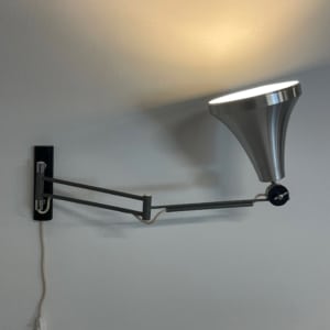 Verstelbare Wandlamp NX 230E/00 in Chroom van Philips, 1960s