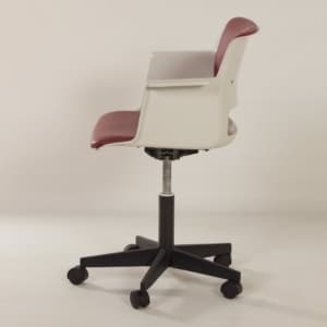 Bureaustoel 2712 van A. Cordemeyer voor Gispen, 1970s | Rode Bekleding