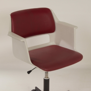 Bureaustoel 2712 van A. Cordemeyer voor Gispen, 1970s | Rode Bekleding
