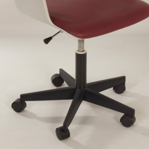Bureaustoel 2712 van A. Cordemeyer voor Gispen, 1970s | Rode Bekleding