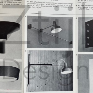 Telescopische Wandlamp van Hiemstra Evolux, 1960s