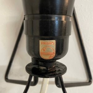 Wandlamp NX18 E/00 van Satijnglas voor Philips, 1958