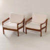 Deense Fauteuils van Illum Wikkelsø voor Niels Eilersen, 1960s &#8211; Set van Twee