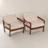 Deense Fauteuils van Illum Wikkelsø voor Niels Eilersen, 1960s &#8211; Set van Twee