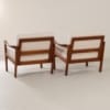 Deense Fauteuils van Illum Wikkelsø voor Niels Eilersen, 1960s &#8211; Set van Twee