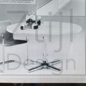 Grote Ronde Eettafel van Pastoe, 1970s &#8211;  150 cm