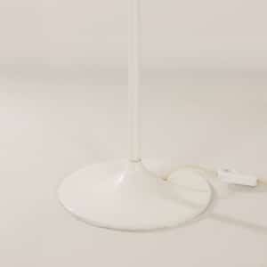 Mid-Century Vloerlamp met Bruine Kunststof Kap en Tulip Voet, 1970s