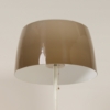 Mid-Century Vloerlamp met Bruine Kunststof Kap en Tulip Voet, 1970s