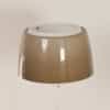 Mid-Century Vloerlamp met Bruine Kunststof Kap en Tulip Voet, 1970s