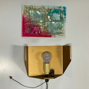 Glas Mozaïek Wandlamp van Cosack Leuchten, 1970s