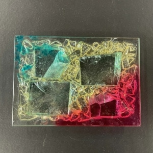 Glas Mozaïek Wandlamp van Cosack Leuchten, 1970s