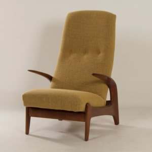 Fauteuil &#8220;Rock &#8216;n Rest&#8221; van Rastad and Relling voor Gimson &#038; Slater, &#8217;60s &#8211; Nieuwe Ploegstof