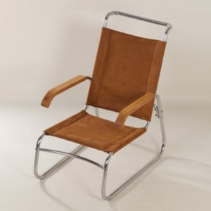 Bauhaus Fauteuil van Veha, Den Haag, 1930s &#8211; Herenfauteuil