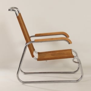 Bauhaus Fauteuil van Veha, Den Haag, 1930s &#8211; Herenfauteuil