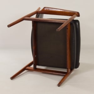 Deense Leunstoel 431 van Arne Vodder voor Sibast, 1960s &#8211; Zwart Leer
