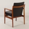 Deense Leunstoel 431 van Arne Vodder voor Sibast, 1960s &#8211; Zwart Leer