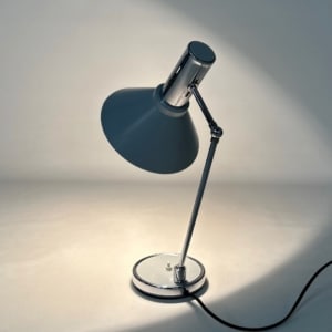 Grijs Bureaulampje Made in Italy, Florence, 1960s