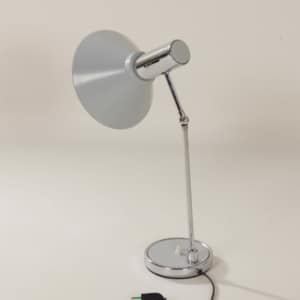 Grijs Bureaulampje Made in Italy, Florence, 1960s