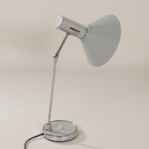 Grijs Bureaulampje Made in Italy, Florence, 1960s