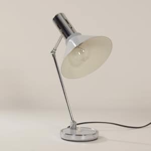 Grijs Bureaulampje Made in Italy, Florence, 1960s