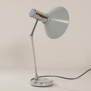 Grijs Bureaulampje Made in Italy, Florence, 1960s