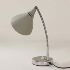 Grijs Bureaulampje Made in Italy, Florence, 1960s