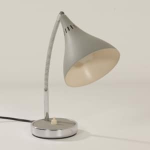 Grijs Bureaulampje Made in Italy, Florence, 1960s