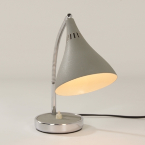 Grijs Bureaulampje Made in Italy, Florence, 1960s