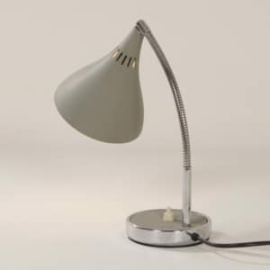Grijs Bureaulampje Made in Italy, Florence, 1960s