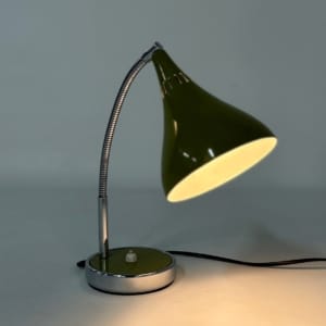 Groen Bureaulampje Made in Italy, Florence, 1960s