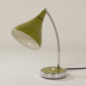 Groen Bureaulampje Made in Italy, Florence, 1960s