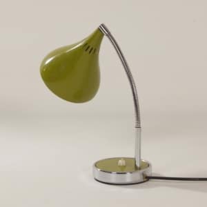 Groen Bureaulampje Made in Italy, Florence, 1960s