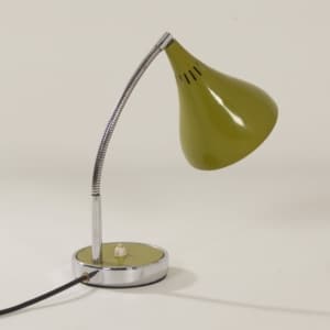 Groen Bureaulampje Made in Italy, Florence, 1960s