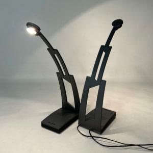 Paar JAZZ Lampen van F. A. Porsche voor Italiana Luce, 1980s