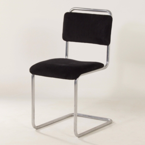 Originele 101 Gispen Buisstoel, 1950s &#8211; Opnieuw Bekleed