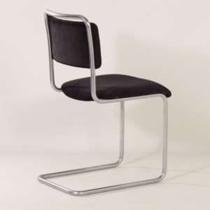 Originele 101 Gispen Buisstoel, 1950s &#8211; Opnieuw Bekleed