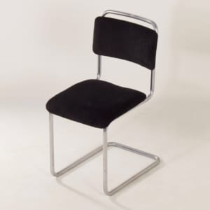 Originele 101 Gispen Buisstoel, 1950s &#8211; Opnieuw Bekleed