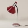Rood Bureaulampje Made in Italy, Florence, 1960s