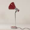 Rood Bureaulampje Made in Italy, Florence, 1960s