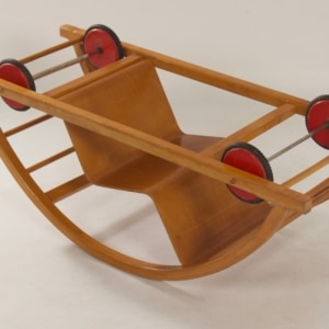 Omkeerbare Schommelstoel van Brockhage, Andrä en Mart Stam voor Siegfried Lenz Berggieszhübel, 1950s