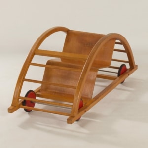 Omkeerbare Schommelstoel van Brockhage, Andrä en Mart Stam voor Siegfried Lenz Berggieszhübel, 1950s