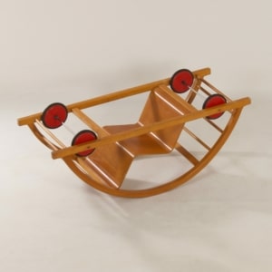 Omkeerbare Schommelstoel van Brockhage, Andrä en Mart Stam voor Siegfried Lenz Berggieszhübel, 1950s