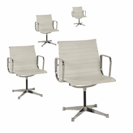 EA107 Eetkamerstoelen van Charles & Ray Eames voor Herman Miller, 1970s - Set van 4