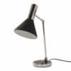 Zwart Chromen Vloerlamp van Hagoort Lampen, 1960s
