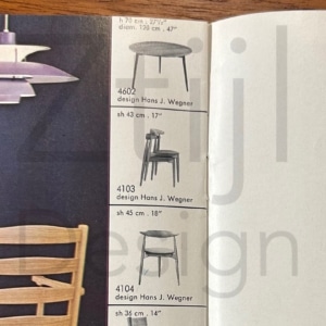 Heart Eetset van Hans Wegner voor Fritz Hansen, 1950s