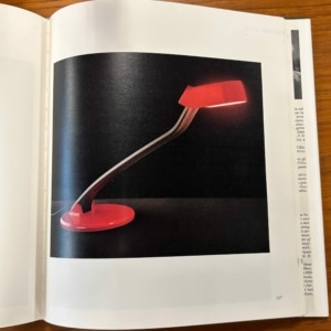 Paar iGuzzini Snocky Tafellampen van Bruno Gecchelin, 1980s | Zwart Wit