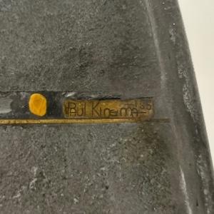 Brutalistische Salontafel van Paul Kingma, 1995 | Grijs, Helder Blauw, Surfboard