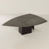 Brutalistische Salontafel van Paul Kingma, 1995 | Grijs, Helder Blauw, Surfboard