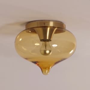 Plafondlamp &#8216;Druppel&#8217; van Dijkstra, 1970s | 30 cm