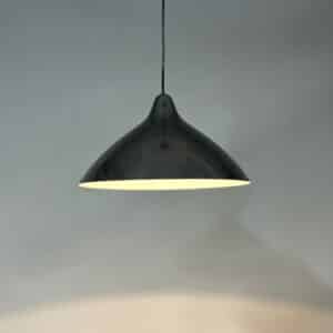 Hanglamp van Lisa Johansson Pape voor Orno, Finland,  1960s | Zilverkleurig